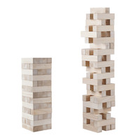 Grande tour de Tumbling en bois avec Logo personnalisé, jeu d'extérieur pour garçons et filles
