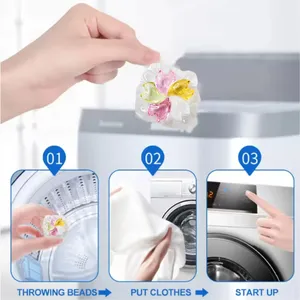 Çamaşır bakla yıkama bakla temizlik ürünleri bebek giysileri çamaşır deterjanı boncuk sıvı boncuk OEM