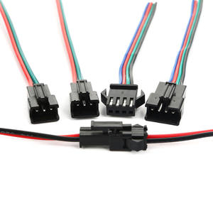 JST SM <span class=keywords><strong>3</strong></span>-Pin LED-Licht Stecker Buchse Elektrischer Draht Crimpanschluss Verkabelungsadapter - Product Image 3