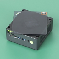 Station de travail de jeu de bureau AMD R7 8845HS Mini PC de jeu 8 cœurs 16 threads 32 Go DDR5 1 To SSD Ordinateur de bureau PC Mini ordinateur PC