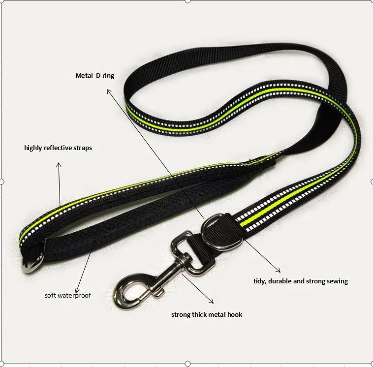 The Manufacturer Of Pet Reflective Chest Strap Leash Woven Rope Dog Leash Multi-Color Optional Sustainable Use Leash For Dog