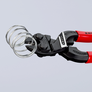 KNIPEX 71 01 160 Alicates de corte de doble palanca CoBolt S con revestimiento de plástico negro 160 mm - Product Image 5