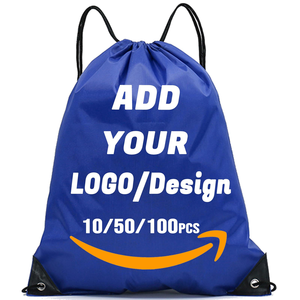 Custom Nylon Polyester Draw String <b>Backpack</b> Waterproof Foldable Design for Sports Gym Swimming & Traveling - Product Image 3