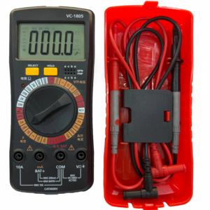 Professional Electrician Digital Multimeter Ultra-Thin Body Built-in for Leads Foldable Kickstand AC/<strong>DC</strong> Testing - Product Image 2