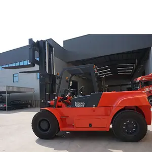 Forklift Lift 10 Ton Diesel Forklift For Concrete Block Lifting New Fork Truck