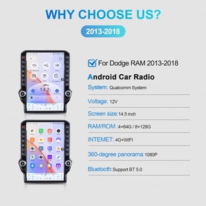 NaviHua Car Upgrade 14.5inch Tesla Screen Android Car Radio GPS Navigation Multimedia Carplay Stereo for Dodge Ram 2013-2018 - Product Image 5