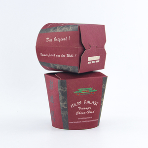 Cấp thực phẩm mì ăn trưa hộp Takeaway bao bì thực phẩm giấy kraft Bìa giấy sáp tráng giấy nghệ thuật thực phẩm và đồ uống bao bì - Product Image 5