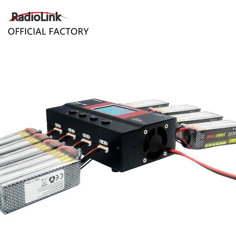 Professional Manufacturer Radiolink Balance DC Charger CB86 Plus for 8pcs Chargers Port 2-6S Lipo Battery With Jst Connector