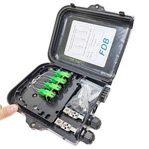 Caja de Distribución de Fibra Óptica FTTH FAT de 8 Núcleos, Caja Terminal PLC OEM para Interiores/Exteriores, 1 Año de Garantía - Product Image 2
