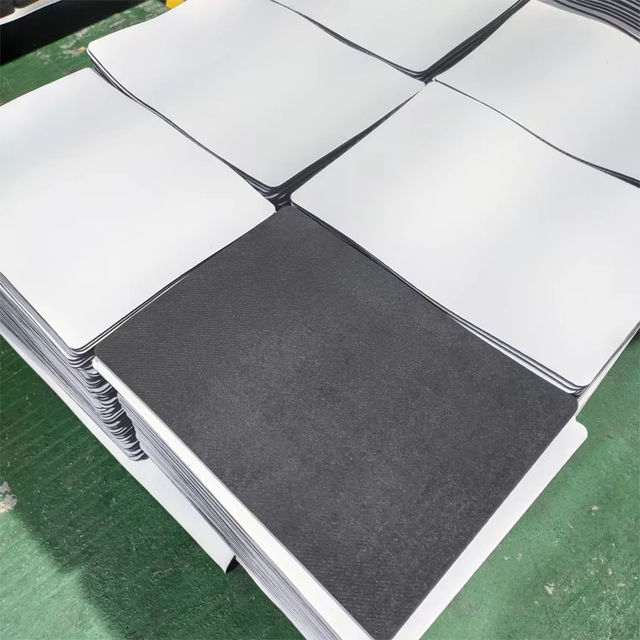Wholesale Rubber Mouse Pad With Customized Size and Shape Roll Material for Office Desk White Mouse Pad