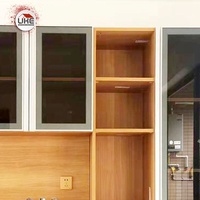 Cadre de porte en aluminium épais pour armoire de cuisine, cadre de porte en verre pour vitrine, porte de placard, fenêtres, maison