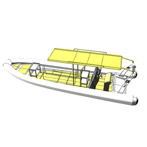 CE 34ft Luxus-Patrouillenboot DL1050 Aluminium RIB Schlauchboot 10 M Halbstarres <span class=keywords><strong>Ruderboot</strong></span> Yacht Aluminiumboot - Product Image 6