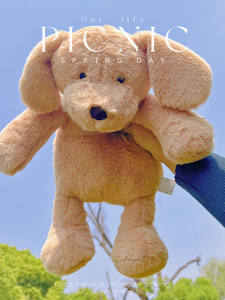 愛らしいぬいぐるみ犬のおもちゃ卸売ふわふわ耳ぬいぐるみ子犬犬のおもちゃプロモーションギフトぬいぐるみカスタム - Product Image 6