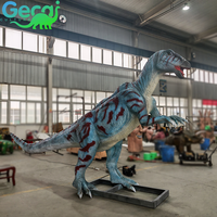 Équipement de parc à thème extérieur, modèle de dinosaure animatronique, statue, installations, dinosaure animatronique électrique