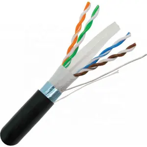 Gigabit-Netzwerk-Ethernet-Kabel Stabiles schnelles UTP/FTP/SFTP-Cat 6A-Kabel für den Außenbereich CAT5E Cat6 Exterior