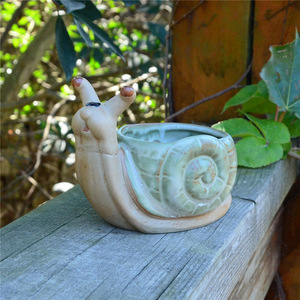 Chậu cây mọng nước nhỏ có lỗ thoát nước, chậu gốm hình thú dễ thương, chậu cây xương rồng nhỏ, chậu trồng hoa trong nhà trang trí nhà cửa - Product Image 6