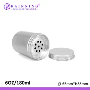 4 oz 6 oz lebensmittel-klasse Zinn Dose lagerung benutzerdefinierte Verpackung Zinn für Gewürze Aluminium-Glas für für Pfefferpulver