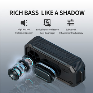 Altavoz Inalámbrico Portátil con Chipset V5.3, Salida de 8W, Batería de 1500mAh, Resistente al Agua IPX7, <span class=keywords><strong>Boombox</strong></span> para Exteriores con TWS, FM y Tipo-C - Product Image 1