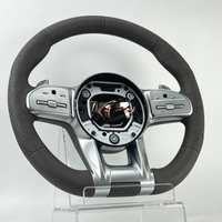 Volant en cuir marron pour Mercedes Benz W205 W206 W213 W222 W223 W167 X253 C257 C118 W463 V167 X247 C238