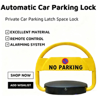 Parking partagé GPRS BLE Télécommande IP67 Serrure de stationnement antivol étanche Serrure de stationnement intelligente
