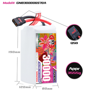 Batería LiPo GAONENG GNB 6S 22.2V 30000mAh 30AH 70C 140C QS8 RC para Helicópteros FPV de Gran Escala, Carreras y Agricultura - Product Image 3