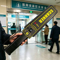 Détecteur de métaux rechargeable MAIDUN en ABS, sensibilité réglable, détecteur de métaux portatif pour les contrôles de sécurité dans les hôpitaux