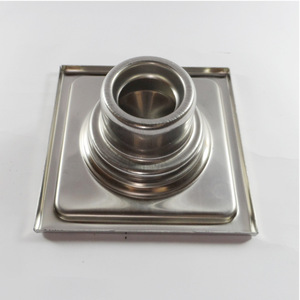 Chất lượng tốt lớn waterflow vuông 10*10cm Cống 1 mét phụ kiện phòng tắm vòi hoa sen xả Bìa thoát nước sàn - Product Image 4
