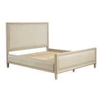 Lit double personnalisable en cuir capitonné avec rangement, style américain moderne, cadre en bois de chêne, 1800x2000mm