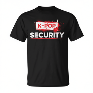 Camiseta K Pop Security, disfraz de Halloween, camiseta para fanáticos de los memes - Product Image 2