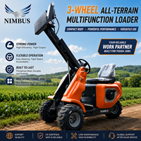 Tricycle Loader NIMBUS Bersertifikasi CE, Cocok untuk Pembersihan Limbah Ternak Pertanian, Tricycle Loader Pertanian