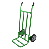 Chariot à main pliable en acier robuste à deux roues, chariot de transport de marchandises portable et durable, capacité de 150 kg