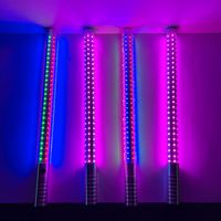 Bâton lumineux LED rechargeable en alliage d'aluminium de 60 cm et 80 cm, bâton de bouteille de champagne, glorificateur LED, lumière scintillante pour bar et fête