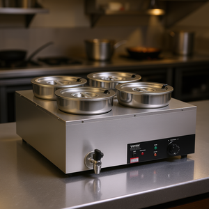 Vevor Baño María Comercial Eléctrico de 7.4Qt para Calentar Sopas, Acero Inoxidable, Anti-Quemaduras en Seco, Botón de Reinicio, Temperatura Ajustable - Product Image 2