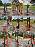 Équipement de fitness commercial en gros pour parcs extérieurs, pour personnes âgées, pour salles de sport publiques et parcs de fitness communautaires