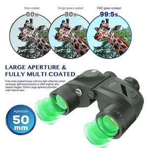 <span class=keywords><strong>Russe</strong></span> 7x50 10x50 télescope <span class=keywords><strong>infrarouge</strong></span> boussole longue portée finder mer nuit jumelles de haute qualité pour la chasse en plein air - Product Image 3