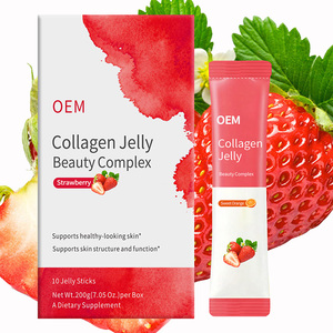 Bâtonnets de Collagène Beauté 1000mg Collagène Hydrolysé 100mg Vitamine C Sans Gluten, Pour la Structure Cutanée et le Soutien Articulaire, 10 Bâtonnets - Product Image 1