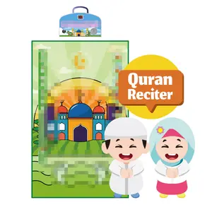 Lebaran Ramadan versi dewasa Muslim Islam, tikar doa elektronik interaktif pintar Sejadah Arab untuk pembelajaran