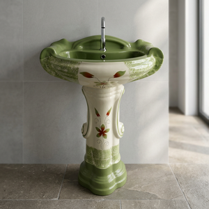 Lavabo moderne sur piétement en pierre de granit pour villa, chambre à coucher, résistant à l'eau, écologique, pour salle de bain d'hôpital - Product Image 1