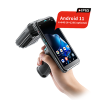 Lector RFID UHF Android de 6 Pulgadas, Terminal de Datos para Inventario Rápido, PDA POS en Stock