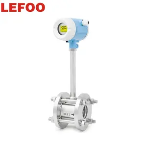 Lefoo medidor de fluxo para combustível, medidor de fluxo para máquina de café com controle digital de co2 gás líquido vortex DN15-1600