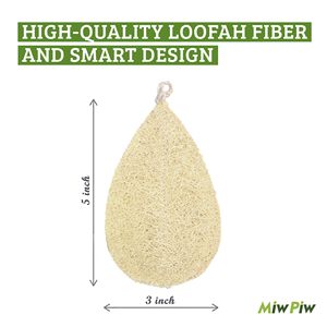 Lot de 3 épurateurs de légumes de cuisine durables 100% tampon à récurer biodégradable - Product Image 6