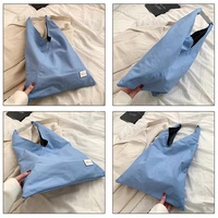 Petit sac fourre-tout en toile de coton avec logo personnalisé imprimé, sac de shopping de luxe à bandoulière, réutilisable, couleur noire naturelle