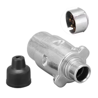 Prise en alliage d'aluminium à 7 broches remorque camion remorquage électrique connecteur 12V prise ue remplacement professionnel pour camion