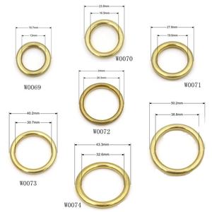 Luxuriöse 10mm 15mm 20mm 25mm 32mm 38mm Hochbelastbare Zinklegierung Metall-O-Ringe für Kleidung und Bekleidungsaccessoires mit Elegantem Kreisdesign - Product Image 6