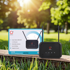 4G modem olax ax8 Pro Mini CPE Wifi Router Mạng 4000mAh TTL/ IMEI sạc 4G Router không dây với 4 cổng LAN - Product Image 1