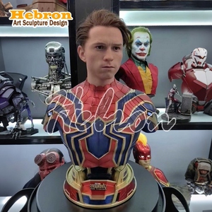 Sculpture personnalisée de personnage Marvel, buste de <span class=keywords><strong>Tom</strong></span> <span class=keywords><strong>Holland</strong></span>, 90 cm de haut, buste de Spider-Man pour la décoration de la maison - Product Image 3