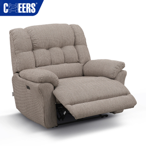 Ghế sofa phòng khách cỡ lớn, có thể ngả lưng điện, có thể kéo dài, bọc vải, thiết kế mới của MANWAH CHEERS - Product Image 3