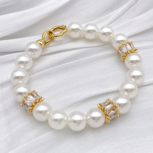 Cuentas cilíndricas de cobre chapado en oro, plata y circonita para accesorios de joyería DIY, tamaño mediano - Product Image 4