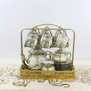 Juego de Té Serie Real Británica con Platillo, Servicio de Tetera, Jarra para Crema, Cucharillas y Colador de Té para Té/Café, <span class=keywords><strong>Pukka</strong></span> Home - Product Image 3