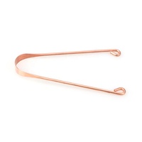 Grattoir clair de langue de couleur or rose de cuivre pur sûr de qualité chirurgicale pour l'hygiène buccale de soins bucco-dentaires